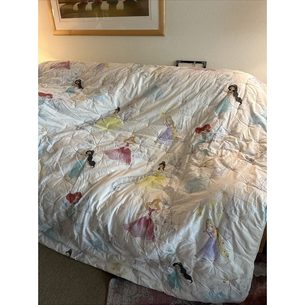 Pottery Barn Teen Girls Full / Queen DISNEY PRINCESS Comforter
